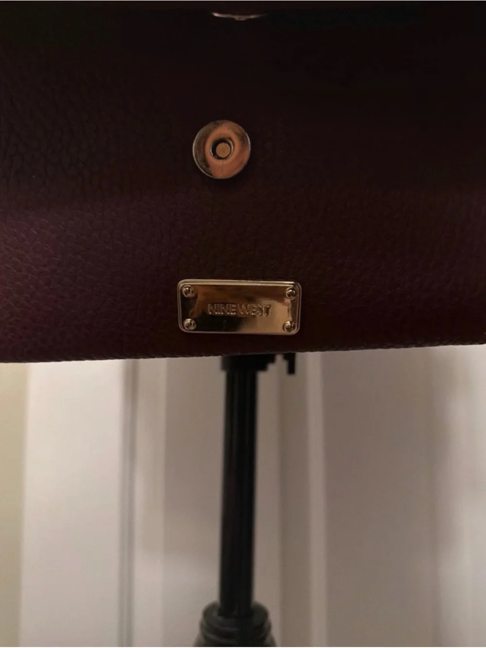 Nine West Women's Fold-Over Chain Shoulder Bag - Burgundy